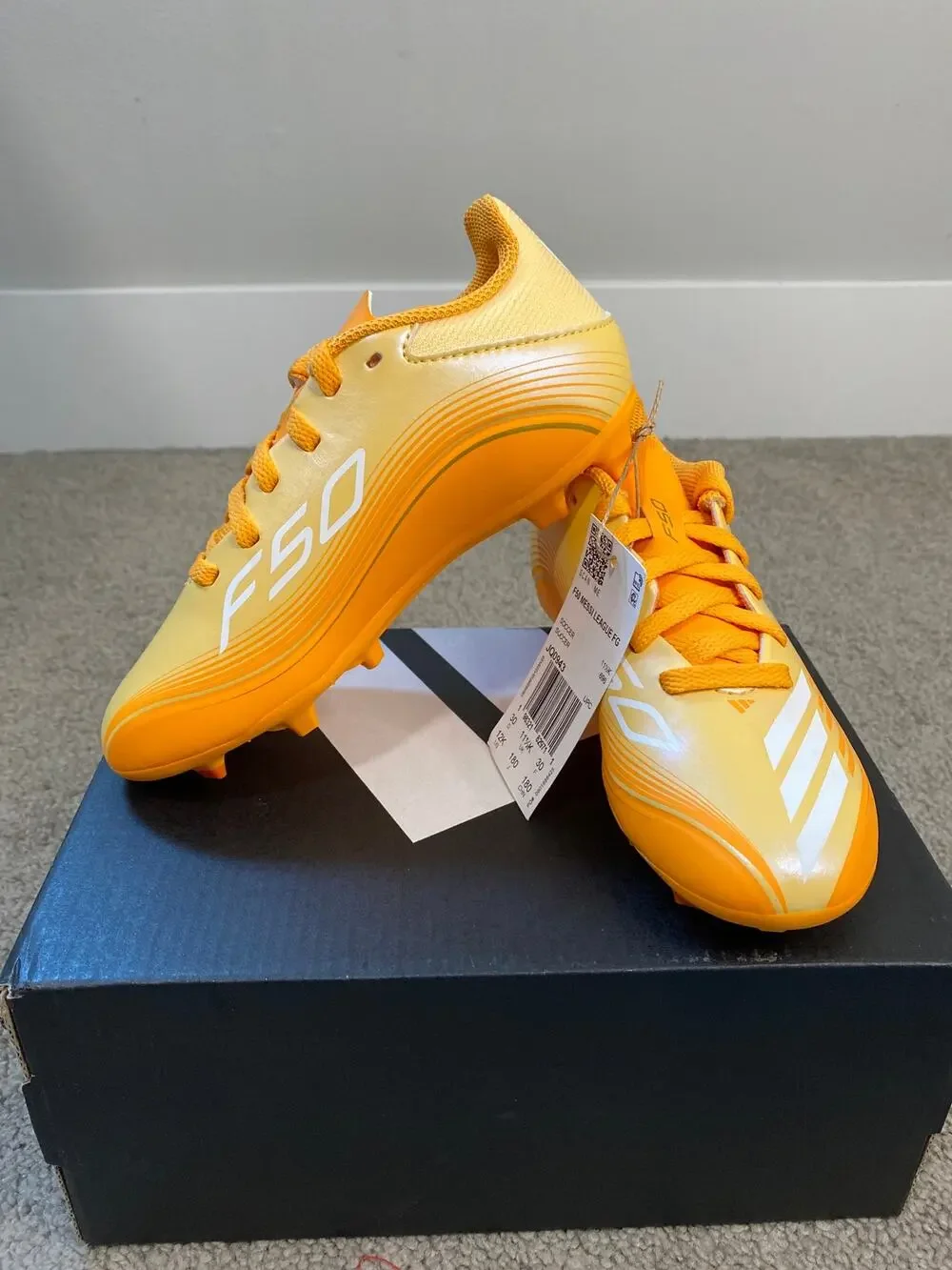 New Adidas F50 Messi League Kids Soccer Cleats Size 12